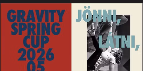 Gravity Spring Cup 2026 Amat\u0151r \u00e9s Profi boulderverseny