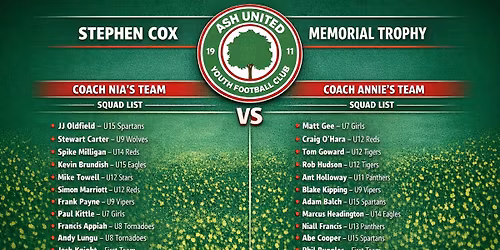 Coaches Match and Presentation Day