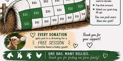 \ud83c\udf3e Fill Our Grain Bag Fundraiser \ud83d\udc34 drawing