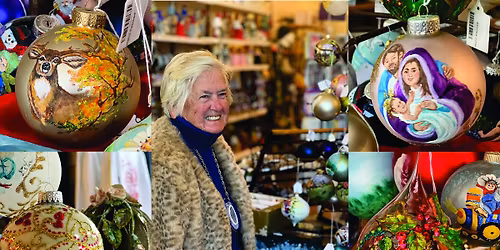 🎨✨ Meet the Artist & Get Your One-of-a-Kind Ornament Customized! ✨🎄