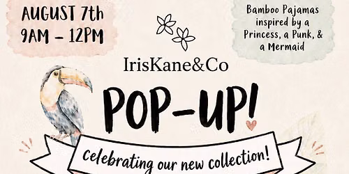 IrisKane&Co POP-UP at Little Sips Play Cafe!