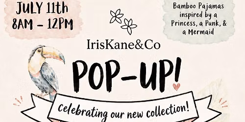 IrisKane&Co POP-UP at Little Sips Play Cafe!