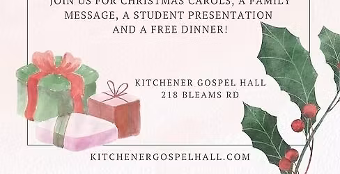 The Gift Worth Sharing: Christmas Program and Community Dinner