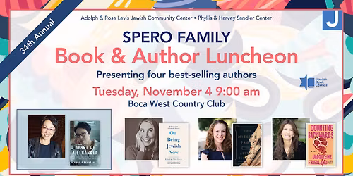 34th Annual Spero Family Book & Author Luncheon