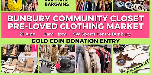 Bunbury Community Closet - Sunday, 21 June 2026