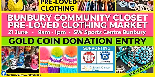 Bunbury Community Closet - Sunday, 21 June 2026