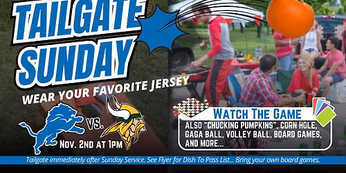 Tailgate \/ Jersey Sunday