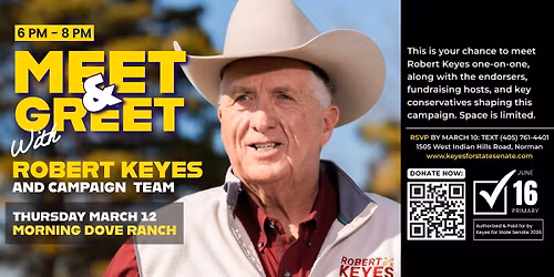Join Robert Keyes for a Special Meet & Greet \u2013 District 24