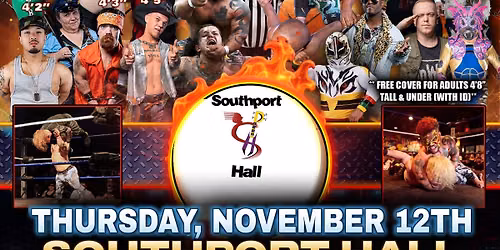 New Orleans, LA - Little Mania Wrestling @Southport Hall The Shortest Fight of The All