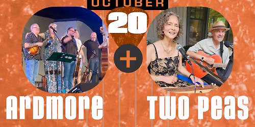 Acoustic Cafe, presents Ardmore with The Two Peas