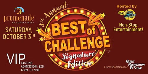 Promenade Sunset Walk & Real Radio "Best of Challenge - Signature Edition"