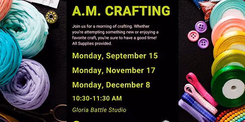 A.M. Crafting for Adults