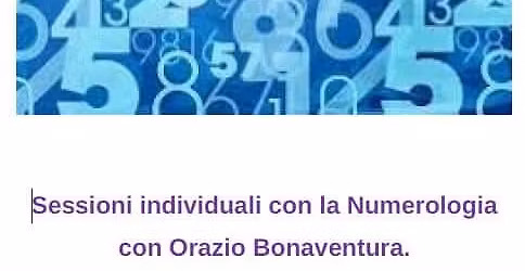 Sessioni individuali di Numerologia con Orazio Bonaventura