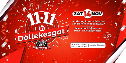 11-11 in D\u00f6llekesgat 2026