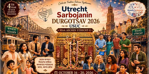 \ud83e\ude94 Utrecht Sarbojanin Durgotsav 2026 \ud83e\ude94