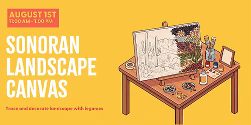 Mercado Gonz\u00e1lez Sonoran Landscape Canvas Kids Class