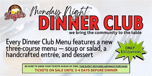 Monday Night Dinner Club