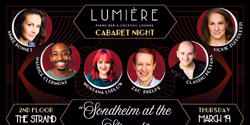 Lumiere Lounge Cabaret Night: Sondheim at The Strand