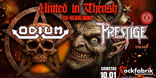 ODIUM (De) & PRESTIGE (Fin)Einlass 20.Uhr 