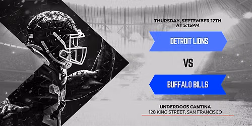 Lions vs Bills | Thursday Night Football