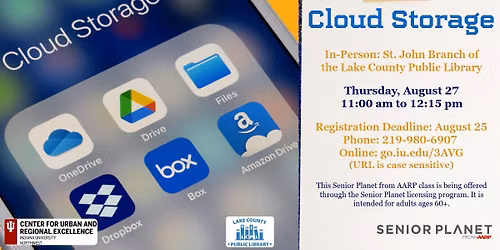 Senior Planet: Cloud Storage