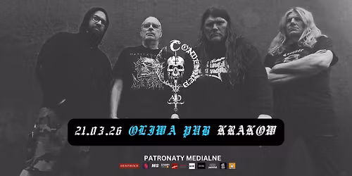 CONDEMNED AD (thrash metal, Szwecja) + support \/ 21.03.26, Krak\u00f3w