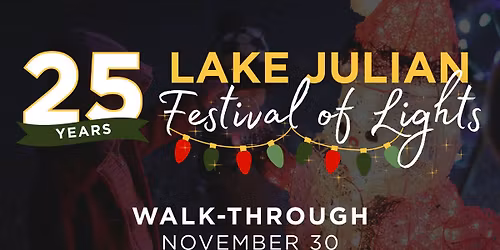 Lake Julian Festival of Lights - Walk-Through Night