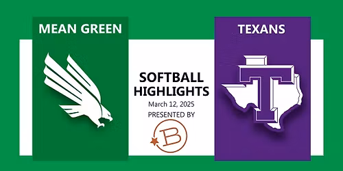 North Texas Mean Green Softball vs. Tarleton State Texans