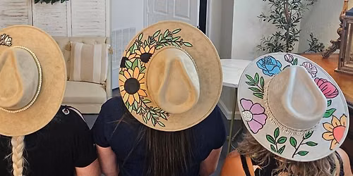 Hand-Painted Fall Rancher Hat Workshop