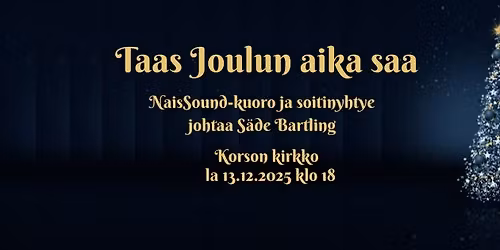 Taas joulun aika saa -joulukonsertti