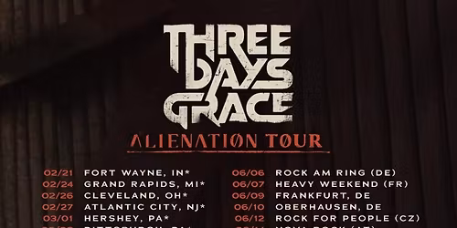 Rock The Park: Three Days Grace  I Prevail & The Dan Band