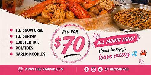 May the Queen get crabs all month long
