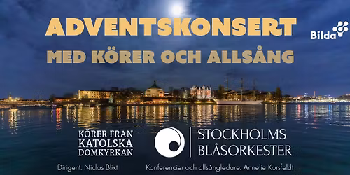 Adventskonsert med k\u00f6rer och alls\u00e5ng