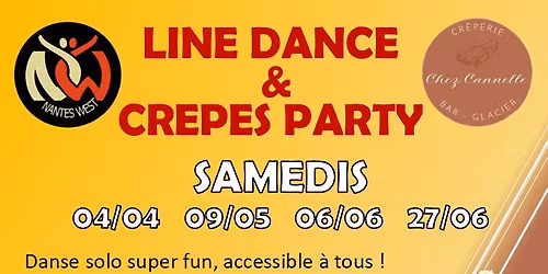 Line Dance & cr\u00eapes party