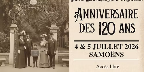 120 ans du Jardin botanique alpin la Ja\u00ffsinia - Samo\u00ebns