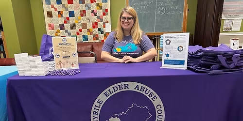 Council meeting and Elder Abuse training