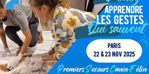 Formation aux Premiers Secours pour Chien et Chat \u00e0 PARIS