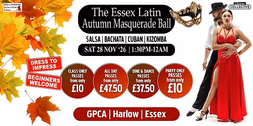 The Essex Latin Autumn Masquerade Ball 