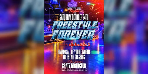 FREESTYLE NIGHT  @ 160 ADAMS AVENUE (FORMER SPATZ)