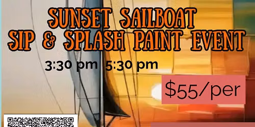 Sunset Sailboat Sip & Splash - Junction Orchard & Cidery