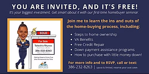 First-Time Homebuyer Seminar Daytona Beach
