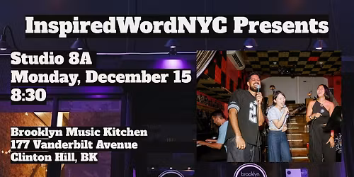 InspiredWordNYC Presents Studio 8A at Brooklyn Music Kitchen