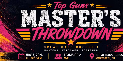 \ud83d\udcaa\ud83c\udffbT O P G U N S ~ MASTERS THROWDOWN\ud83d\udcaa\ud83c\udffb