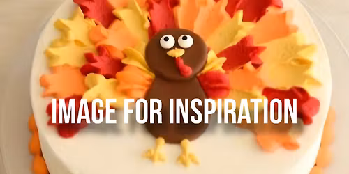 Kid Friendly Thanksgiving Cake Decorating Class