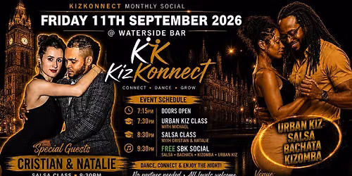 Dance Class & Social in Northampton | Salsa | Bachata | Kizomba | Urban Kiz