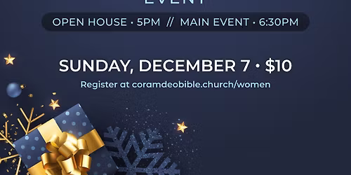 Coram Deo Women's Christmas Event
