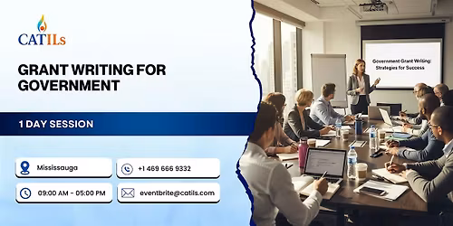 Grant Writing for Government: 1 Day Session in Mississauga