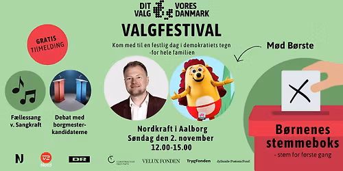 VALGFESTIVAL P\u00c5 NORDKRAFT