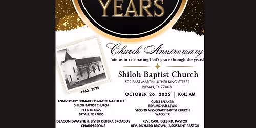Church Anniversary