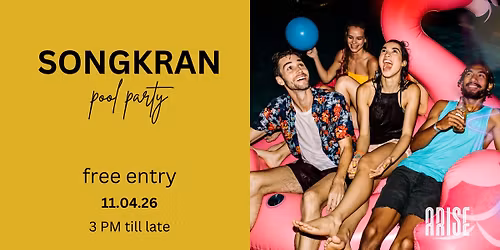 Songkran Rooftop Pool Party (FREE Entry) - Nimman